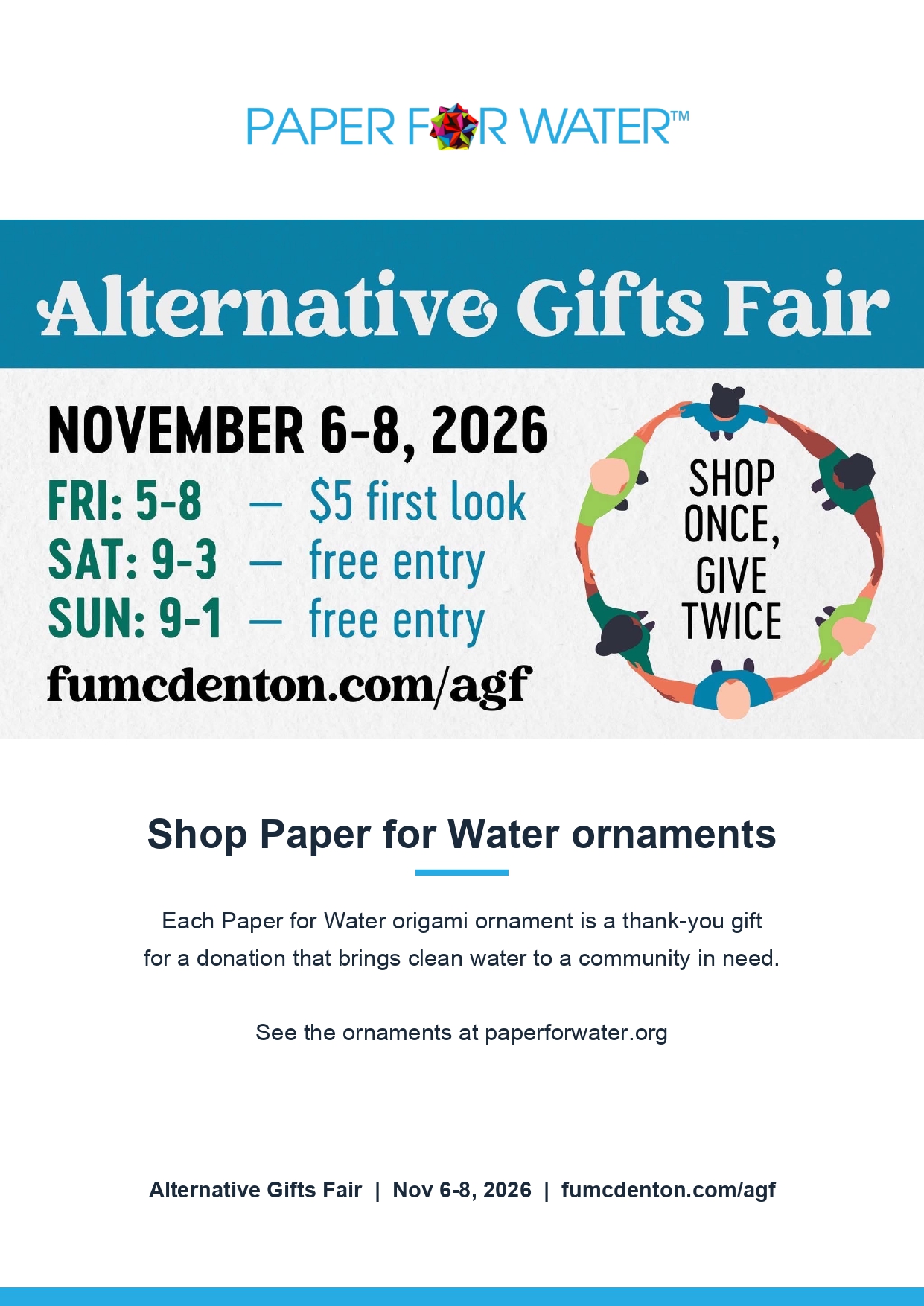 Alternative Gifts Fair - FUMC Denton